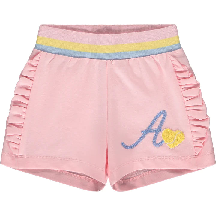 A Dee Pink Sweatshirt Shorts Set - S232509 - VERA
