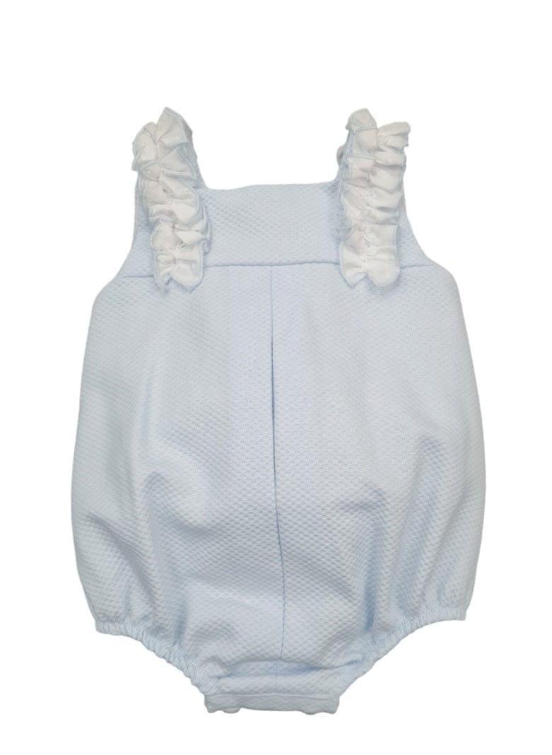 Lor Miral Baby Blue & White Frill Ropmer - 31119