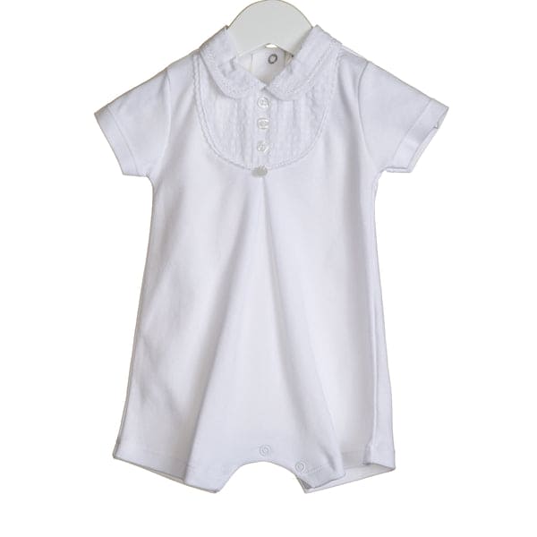 Unisex White Romper - VV0201