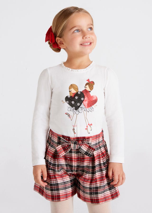 Girls top and shorts set 2025