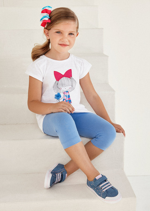 Mayoral ECOFRIENDS Three Piece leggings set - 3758 - Magenta