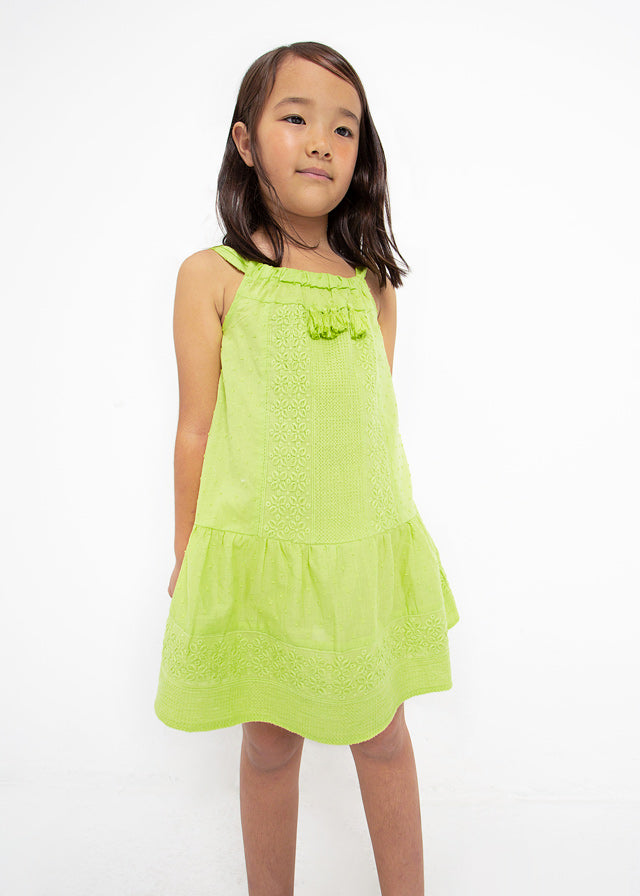 Mayoral Girls Embroidered Sundress  3938