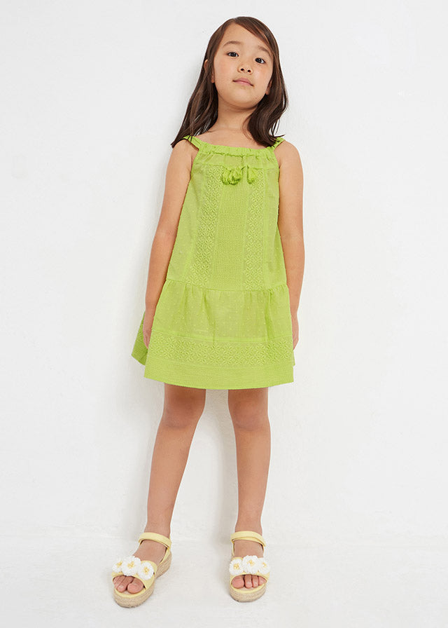 Mayoral Girls Embroidered Sundress  3938
