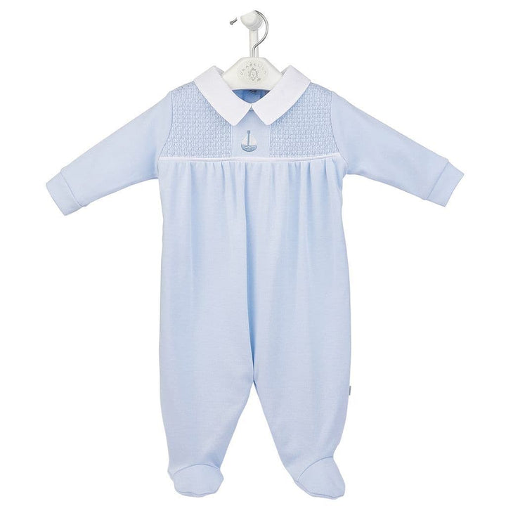Dandelion Little Boat Smocked Sleepsuit AV2439