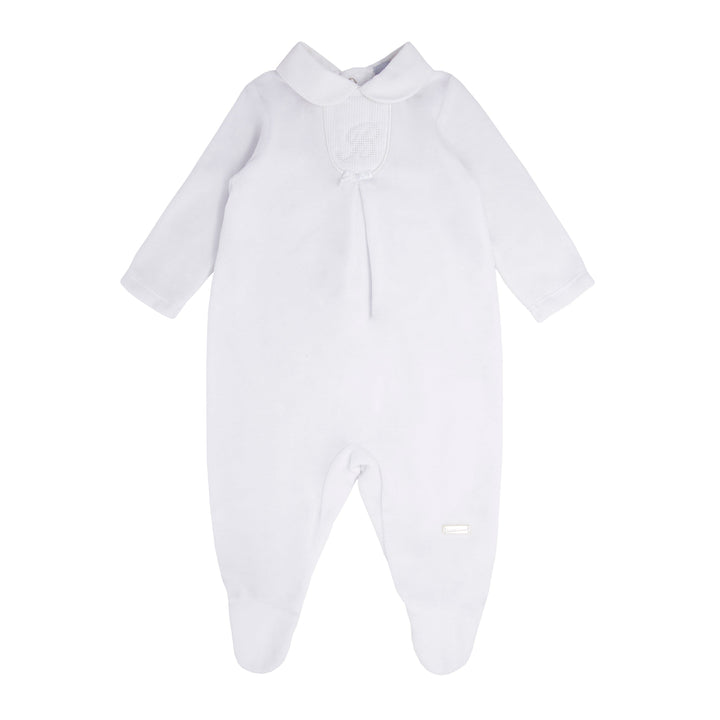 Blues Baby Unisex Velour Sleeper/Babygrow - BB0181