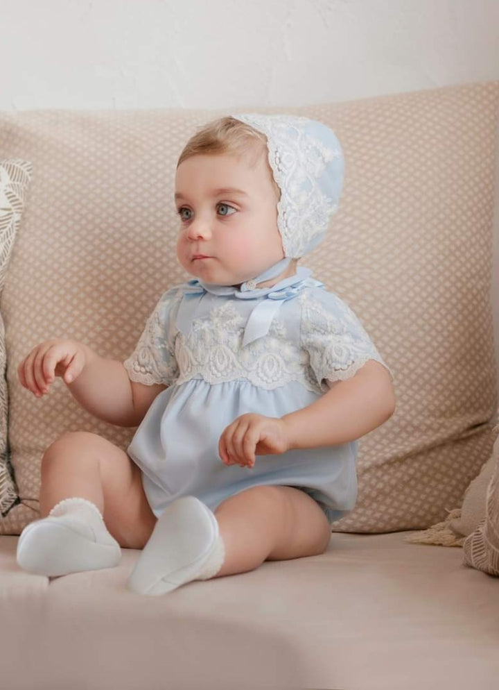 Miranda Unisex Blue Romper - 0023