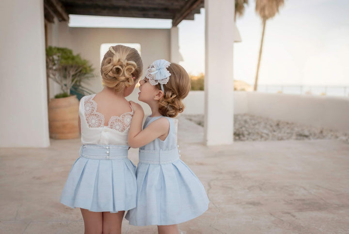 Miranda Blue Dress & Pants Set - 0124