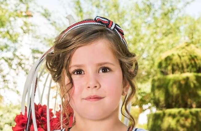 Babine Red, White, Blue & Navy Dress With Matching Headband - 2022815