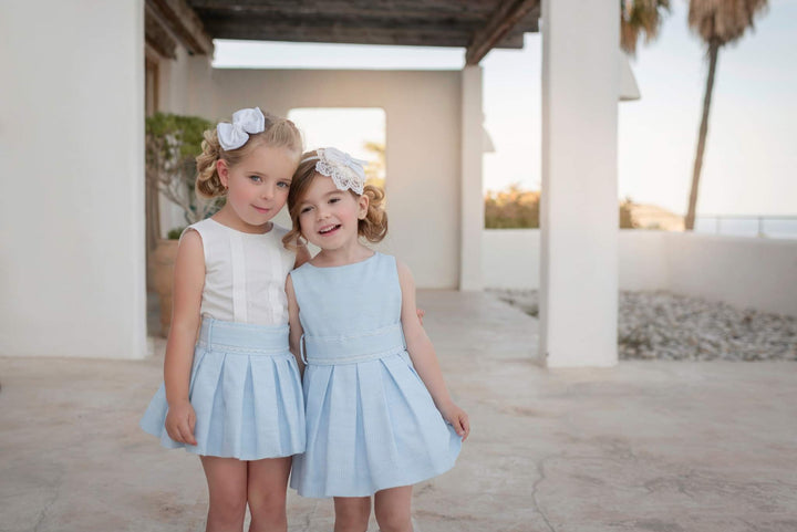 Miranda Blue Dress & Pants Set - 0124