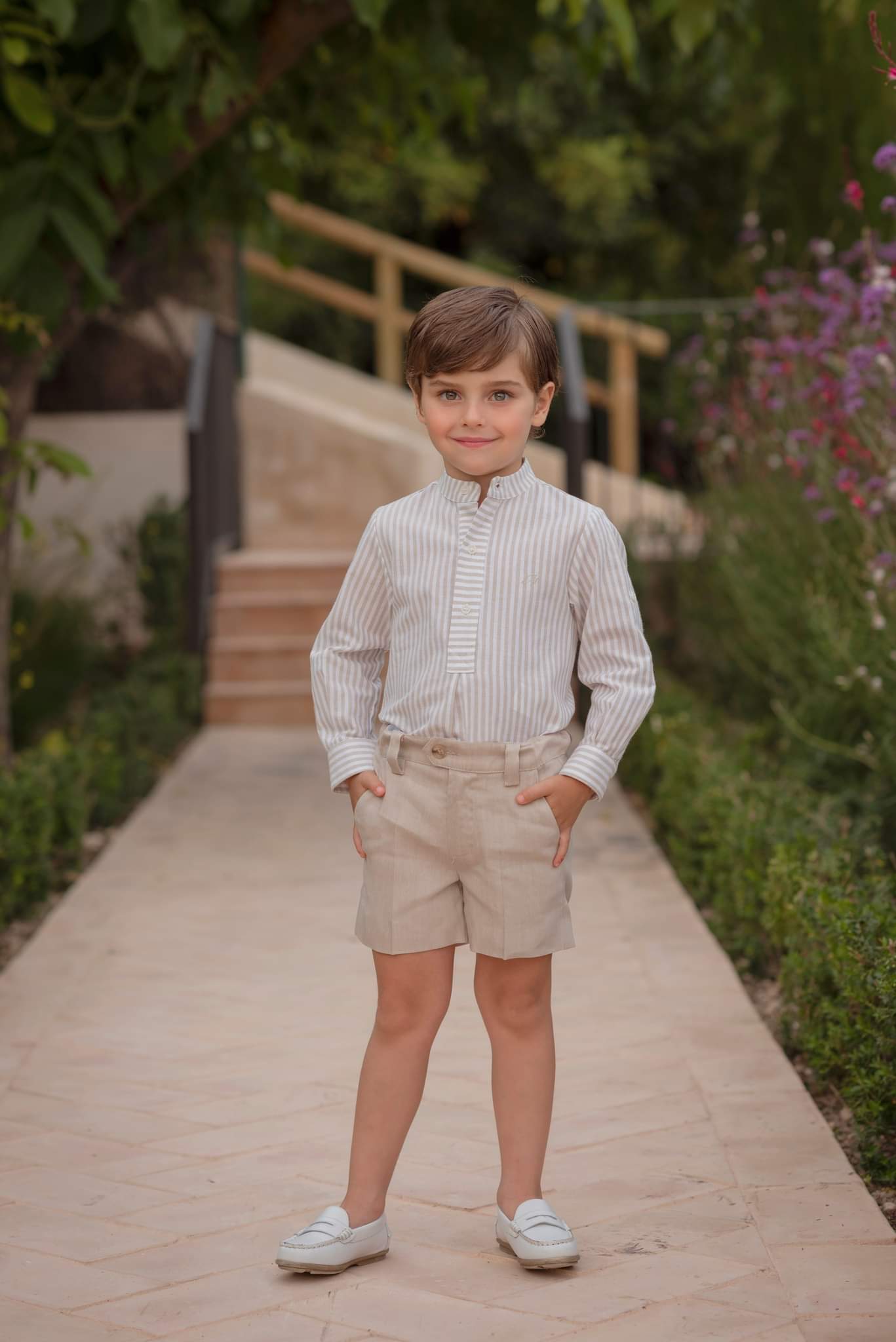 Boys beige sales shorts