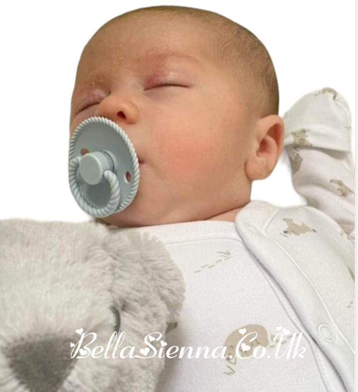 FRIGG Pacifier - Dummy - New Rope Silicone - Powder Blue