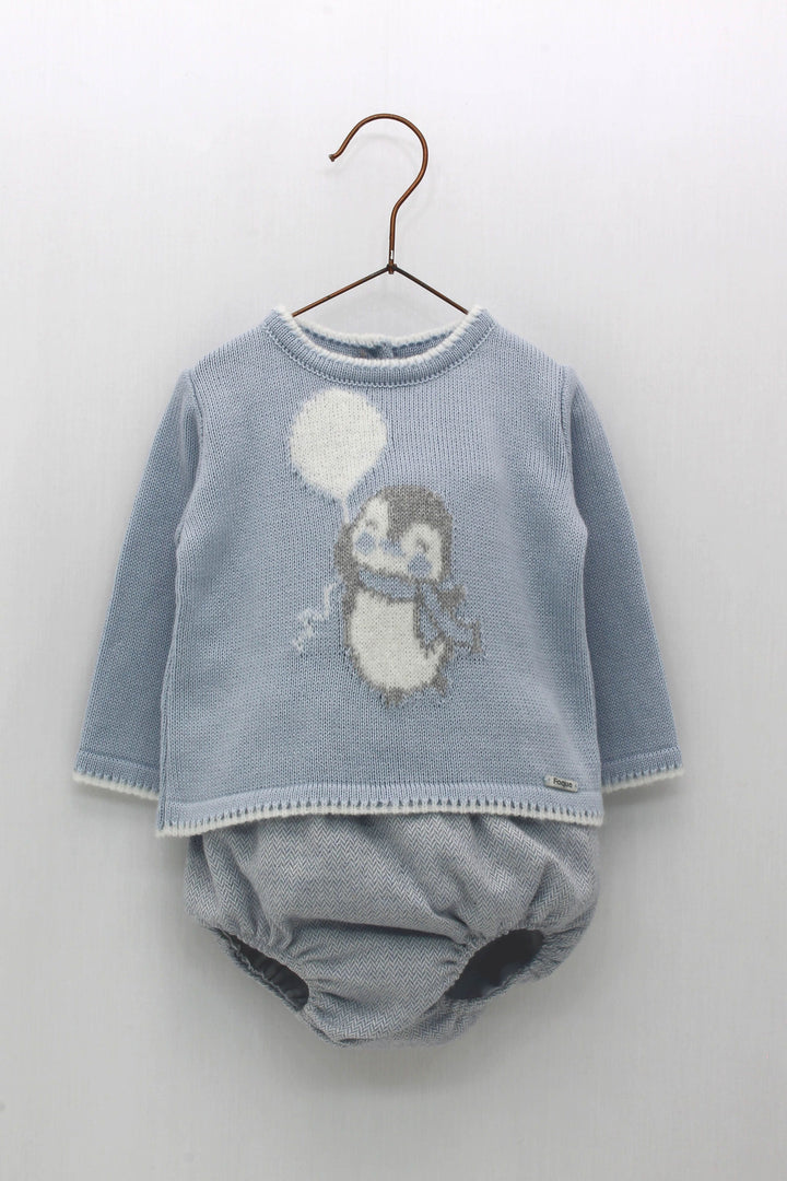 Foque Jumper & Jampants Set With Penguin Motif - 2224509