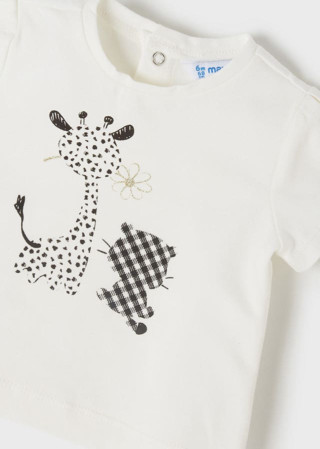 Mayoral Gingham Short Set - 1247 - Summer  - Black