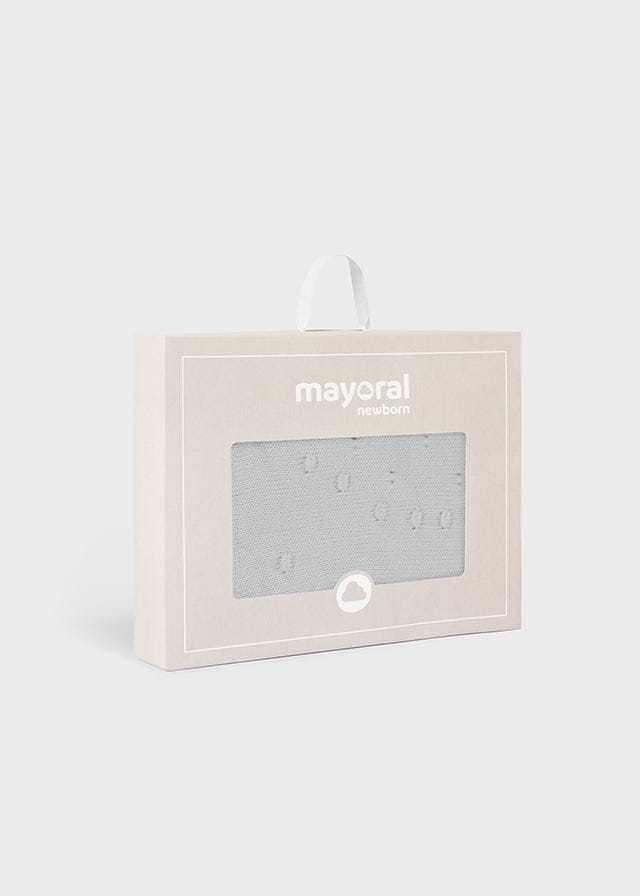 Mayoral Baby Shawl Grey 9144