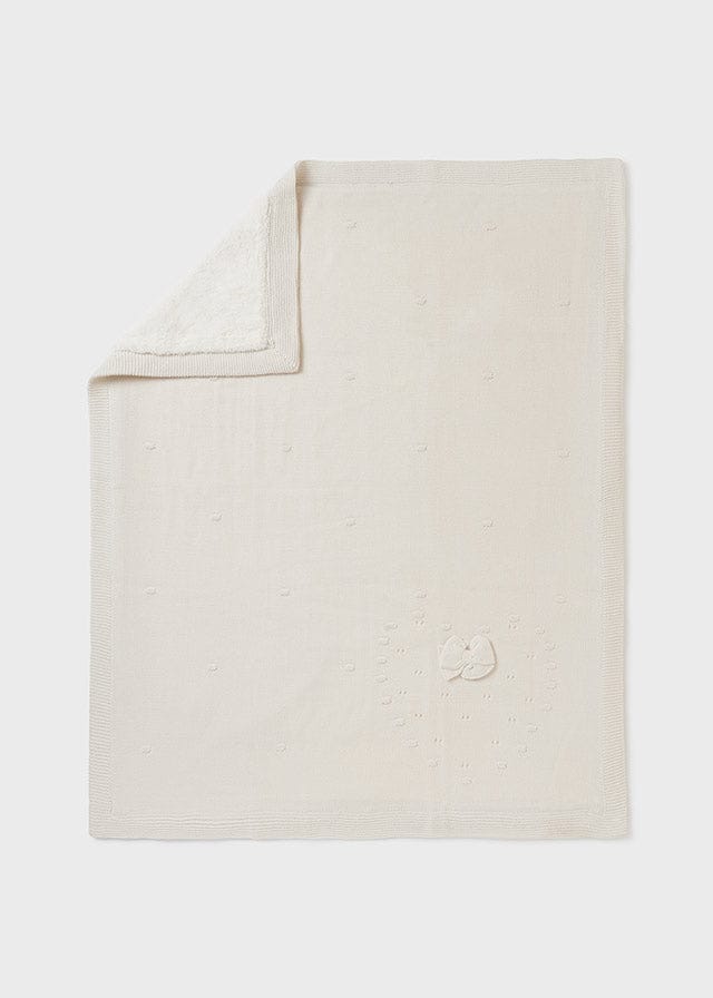 Mayoral Baby Shawl Ivory 9144