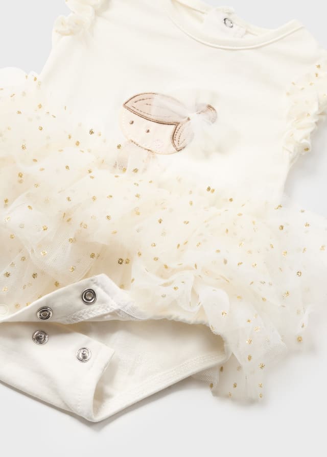 Mayoral Sustainable cotton bodysuit with headband newborn - 1732