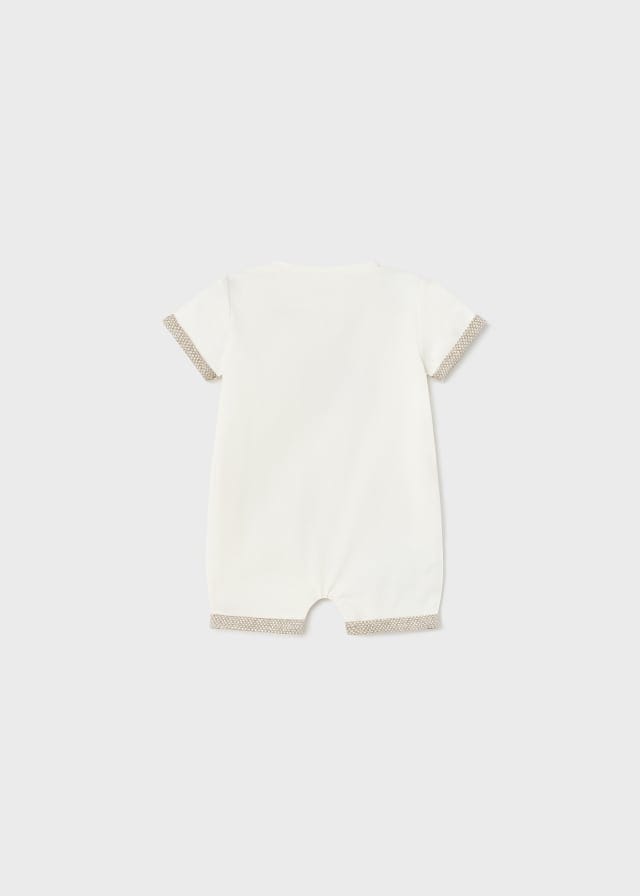 Mayoral Sustainable Boys Cotton Romper - 1755