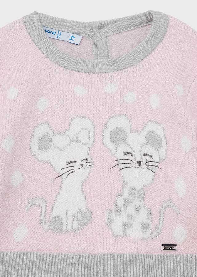 Mayoral Baby Girls Woven Leggings & Top Set - Pink - 2720