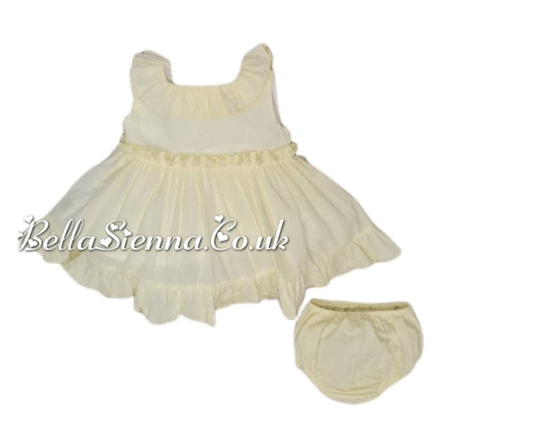 Eva Class - Lor Miral Lemon Summer Dress & Pants Set - Yellow - 21002