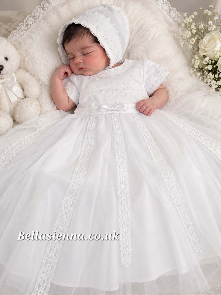 Sarah Louise Beautiful Baby Girls Christening Gown 001149