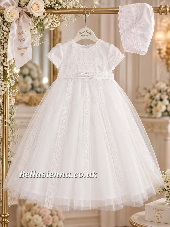 Sarah Louise Beautiful Baby Girls Christening Gown 001149