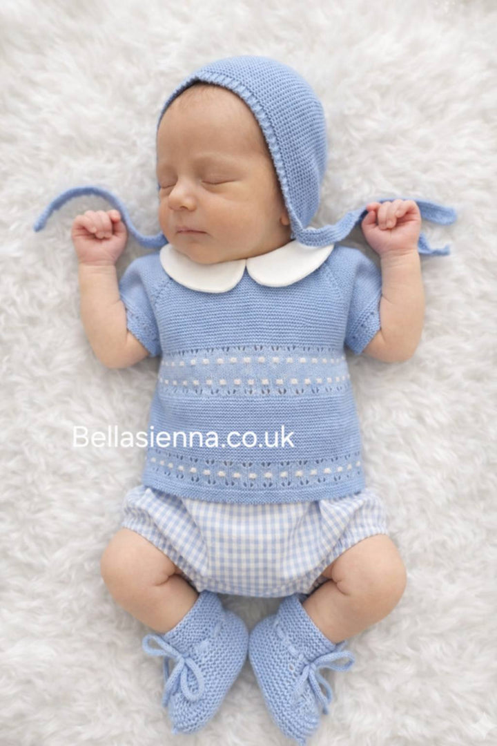 Mac ilusion Baby Boys Four Piece Set -0038 - Azafata - Blue