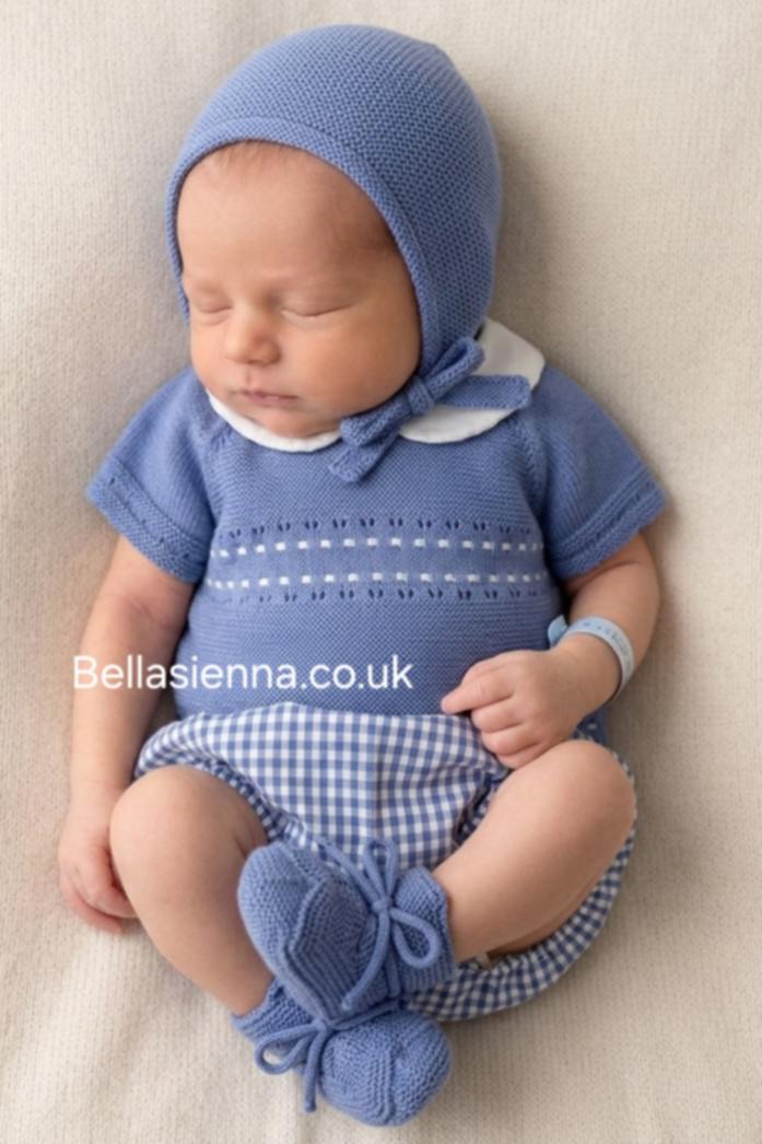 Mac ilusion Baby Boys Four Piece Set -0038 - Polo - Blue