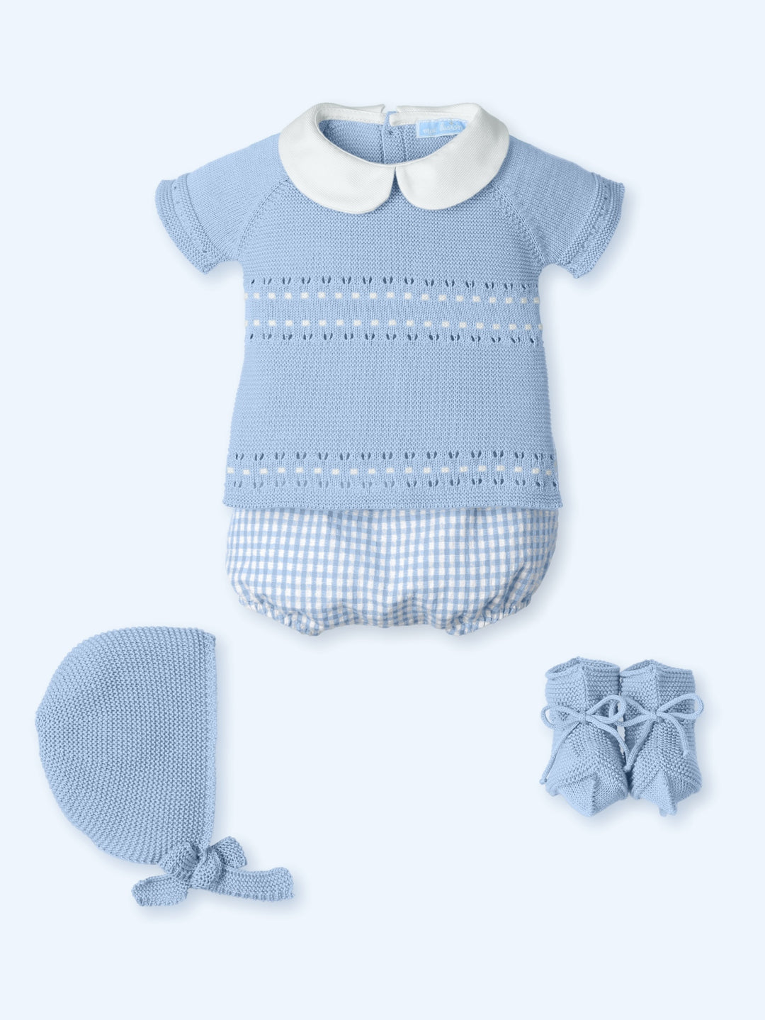 Mac ilusion Baby Boys Four Piece Set -0038 - Azafata - Blue