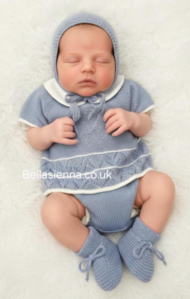 Mac ilusion Baby Boys Four Piece Set - 0039 - Provenza - Blue