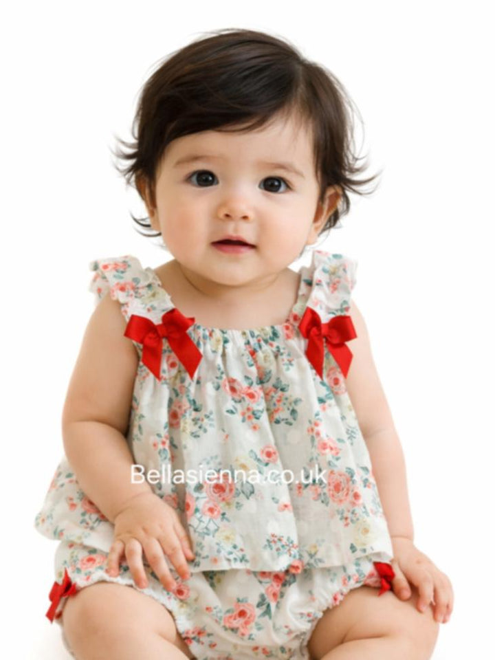 Miranda Floral Top And Pants Set 0060