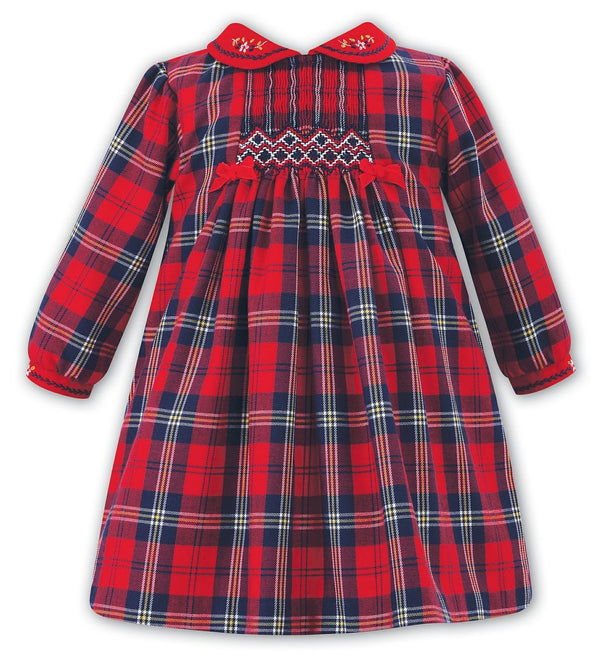 Sarah Louise Red Tartan Dress - 011020