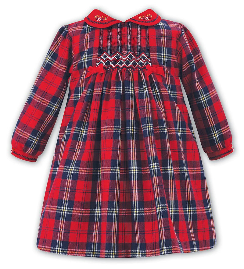 Sarah Louise Red Tartan Dress - 011020