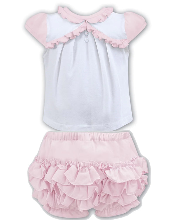 Sarah Louise Top & Frilly Jam Pants Set - 011062