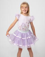 Caramelo Kids Sky Blue Pearl Vanity Skirt Set - 0122128