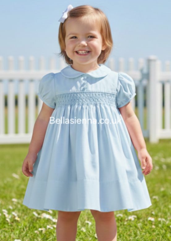 Sarah Louise Pink Smocked Dress - 012242