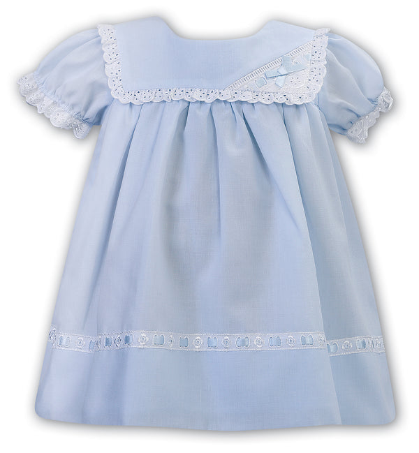 Sarah Louise Baby Girls Blue Dress 012891