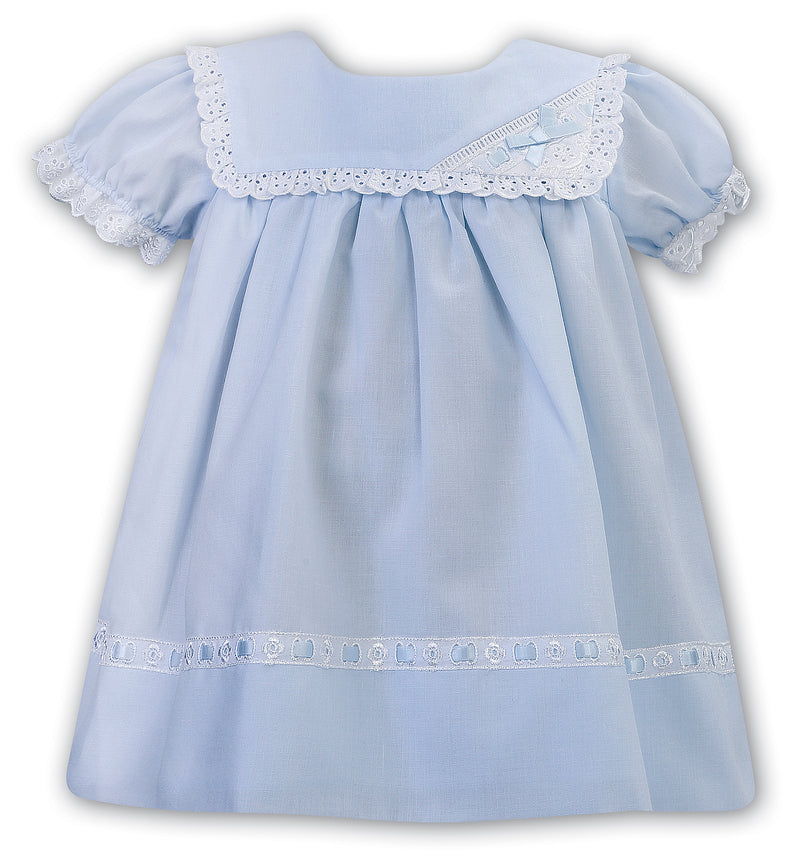 Sarah Louise Baby Girls Blue Dress 012891