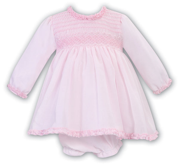Sarah Louise Pink Dress & Matching Pants - 013030