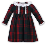 Sarah Louise Red Tartan Dress - 013136