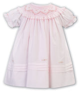 Sarah Louise Pink Hand Smocked Dress - 013204