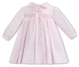 Sarah Louise Pink Hand Smocked Dress - 013356