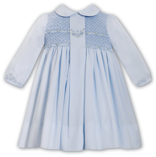 Sarah Louise Blue Hand Smocked Dress - 013744L
