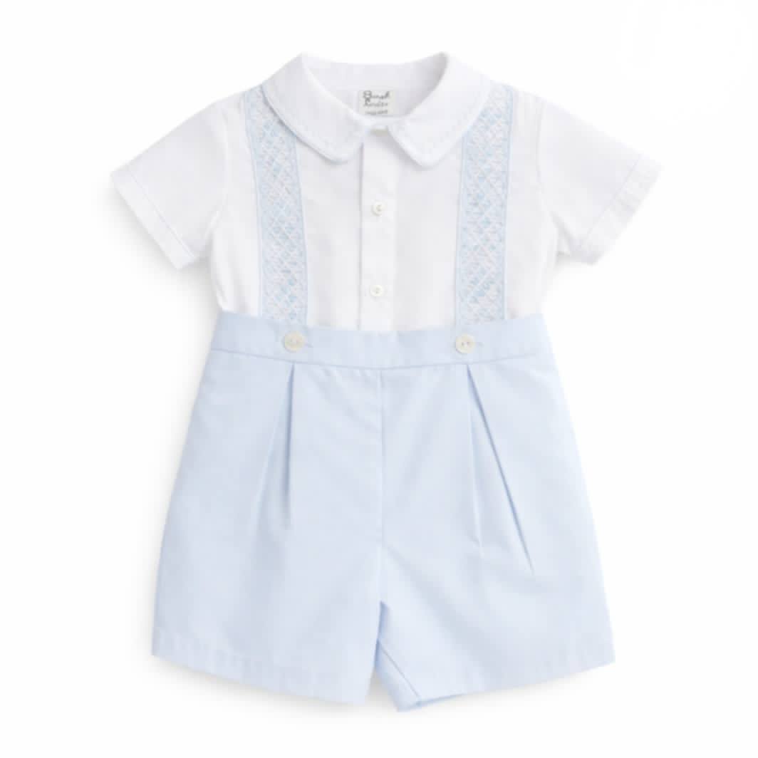 Sarah Louise Two Piece Blue Outfit - 013823
