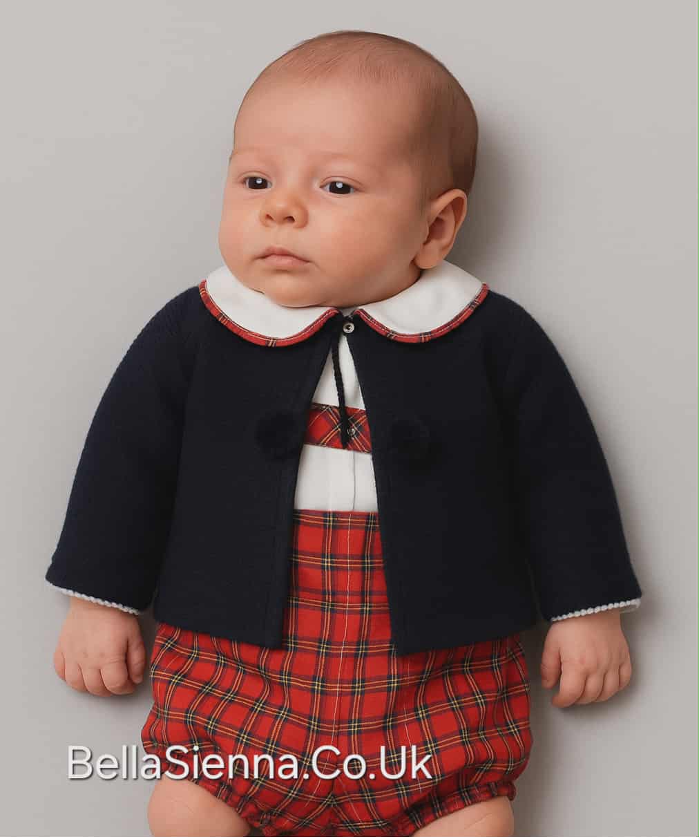 Mac iIusion Three Piece Tartan Set With Cardigan - 9117