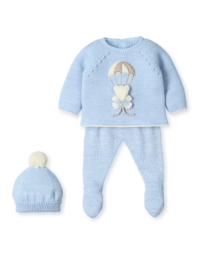 0212  Baby Three Piece outfit "BEAR IN A PARACHUTE" - 36 - Nube
