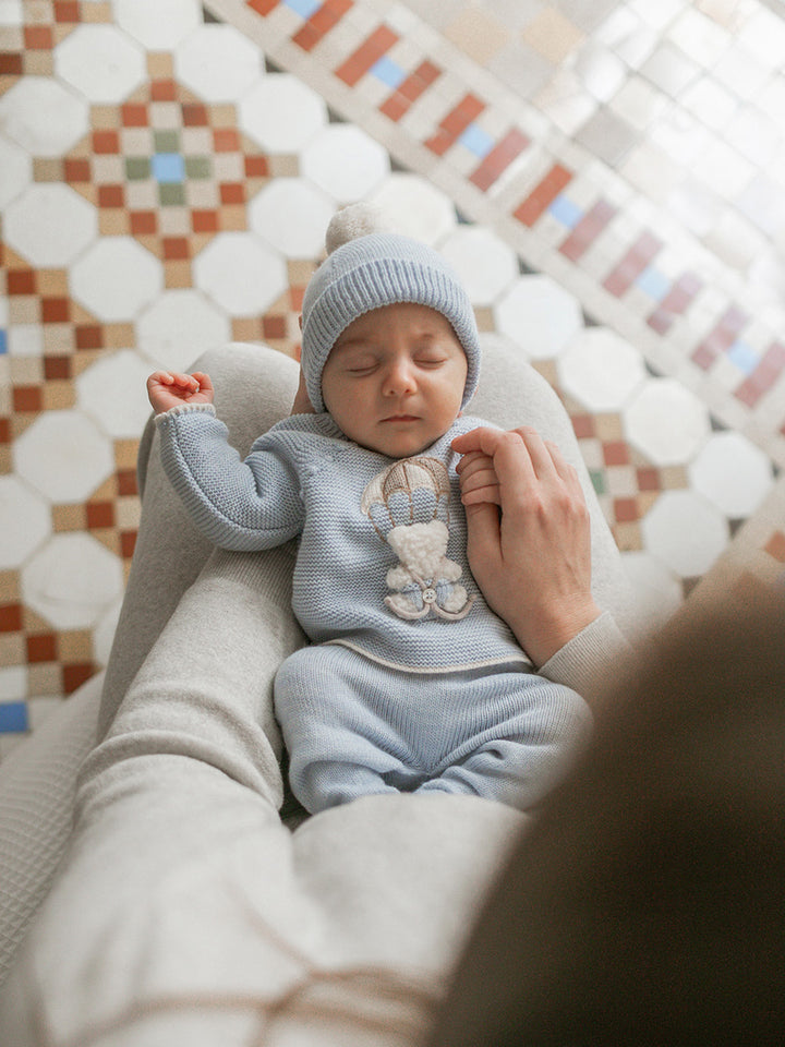 0212  Baby Three Piece outfit "BEAR IN A PARACHUTE" - 36 - Nube