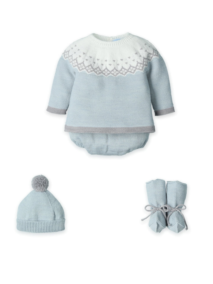 Mac Ilusion Baby Boys Bluey Grey Four Piece Set - 0237 - (73) Iconic