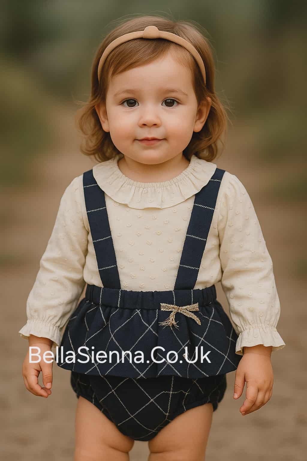 Basmarti *Two Piece Dungaree Set For Girls 21601