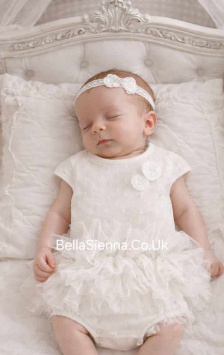 Mayoral Baby Girls Tutu/Romper Shortie 1781 IVORY