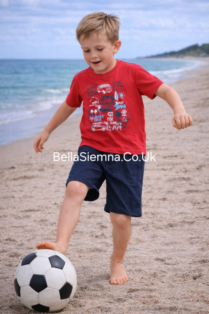 Losan Casual Fun Holiday T-Shirt And Short Set